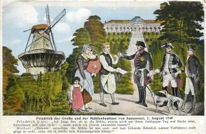 Frederick the Great and the Mill owners Sanssoucci in 1745 Der Alte Fritz