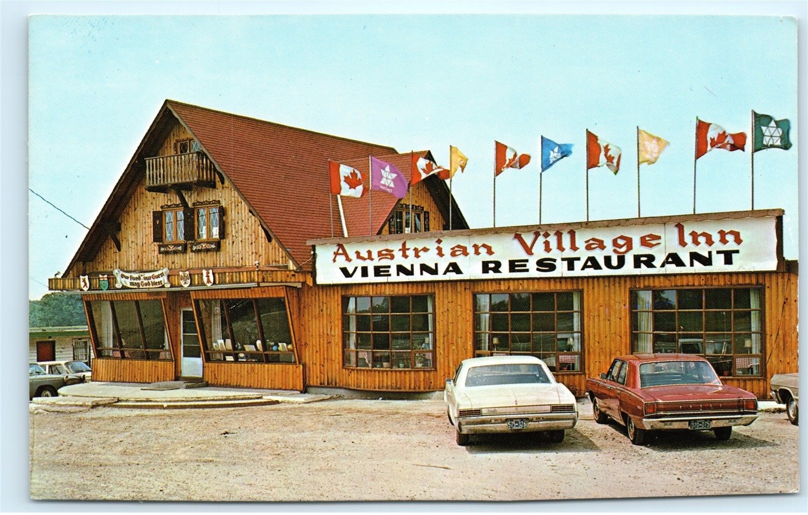 Austrian Village Inn Restaurant Brantford Ontario Canada Vintage