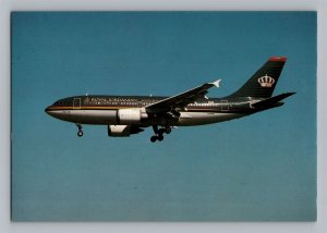 Aviation Airplane Postcard Royal Jordanian Airlines Airbus A310-304 AZ19