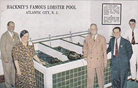 New Jersey Atlantic City Hackney Restaurant's Famous Lobster Pool