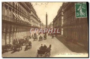 Old Postcard Paris Castiglione Street