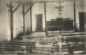 angola, KAPANGO, Bihe District, Meeting Room Interior (1930s) Postcard