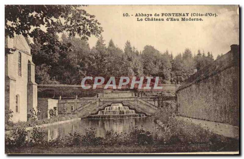 Old Postcard Chateau d & # modern 39eau Fontenay Abbey