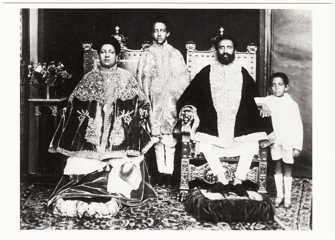 haile selassie family