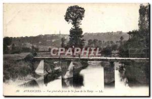 Avranches - Vue Generale taking St. John of the Haize - Old Postcard