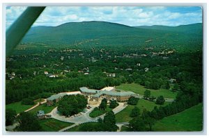 c1950's Aerial View Of Henry W. Putnam Memorial Hospital Bennington VT Postcard