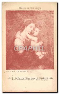 Old Postcard Museum of Bordeaux and Virgo & # 39enfant Jesus Esteban Murillo ...