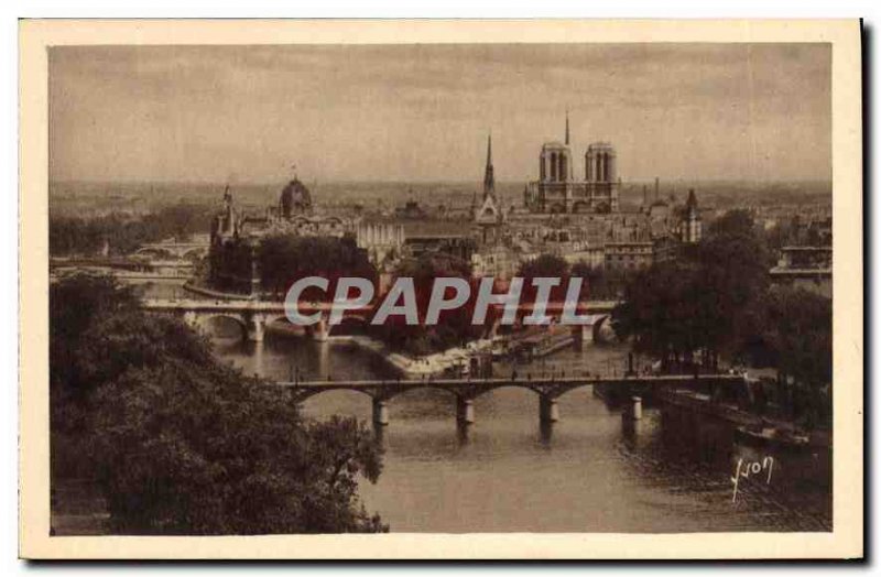 Postcard Old Paris Notre Dame Cite