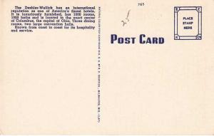 The Deshler-Wallick Hotel - Columbus, Ohio - Linen