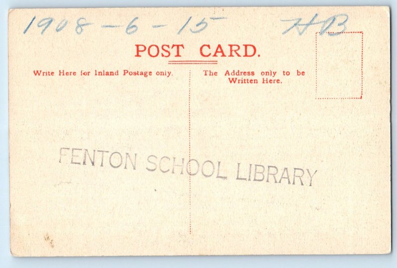 Devon England Postcard Chudleigh Rocks 1908 Antique Unposted T. Cann