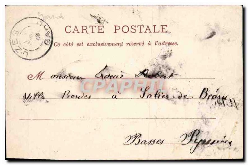 Postcard The Old Uzes Duche