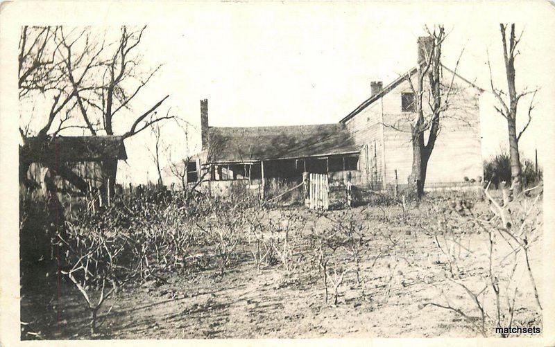 C1920s Maryville Missouri Nodaway County Farm House Carpenter RPPC