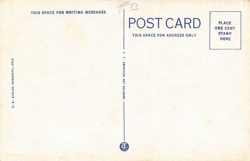 LPS58 Lakeside Ohio OH Postcard Auditorium