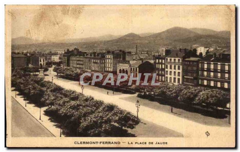 Clermont Ferrand Old Postcard Place de Jaude