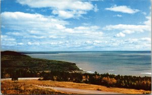 Fundy National Park Alma New Brunswick Canada Panorama Postcard VTG UNP 