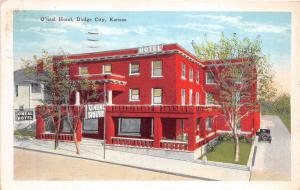 A72/ Dodge City Kansas Ks Postcard 1932 O'Neal Hotel Building