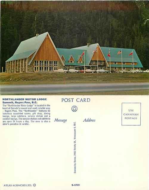 Northlander Motor Lodge, Summit Rogers Pass, British Columbia, BC, Chrome