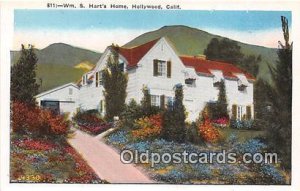 WM S Hart's Home Hollywood, CA, USA Unused 