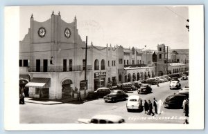 Tijuana BC Mexico Postcard Buildings Business Section 1951 RPPC Photo