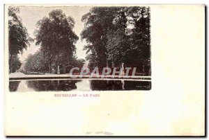 Old Postcard Brussels Park