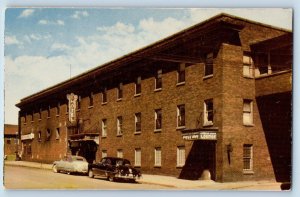 Two Harbors Minnesota MN Postcard Hotel Agate Bay Building Exterior 1960 Antique
