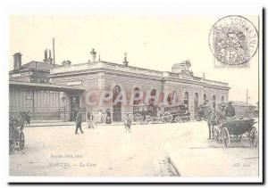 Mantes Postcard Old Train Station (reproduction)