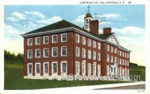 Hartwick College - Oneonta, New York NY  