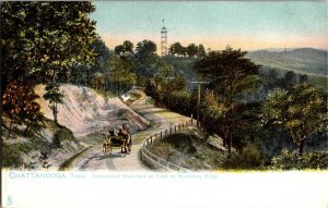 Tuck 2176 Gov't Boulevard Missionary Ridge Chattanooga TN UDB Vtg Postcard K44