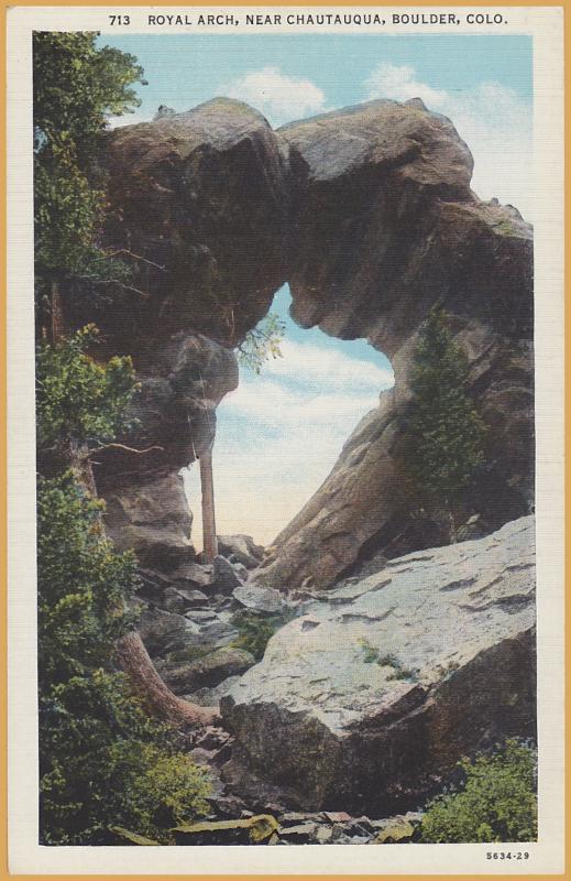 Boulder, Colo., Royal Arch, near Chautauqua - 