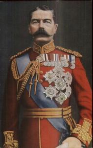 British Military Lord Kitchener Uniform & Medals c1910 Postcard EXC COND