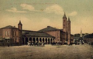 The Old Providence Union Depot, Providence, RI, USA Railroad Train Depot Unus...