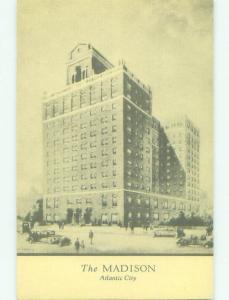 Unused 1920's MADISON HOTEL Atlantic City New Jersey NJ hr9682