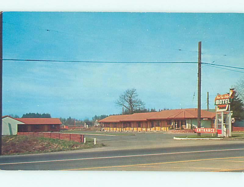 Unused Pre-1980 RED TOP LODGE MOTEL Vancouver Washington WA n8332