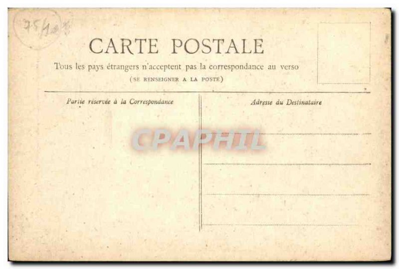 Old Postcard Paris Gambetta Monument