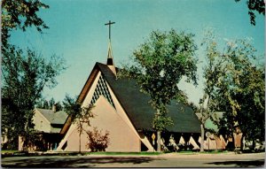 Vtg Park Rapids Minnesota MN Calvary Lutheran A.I.C. Church 1950s View Postcard