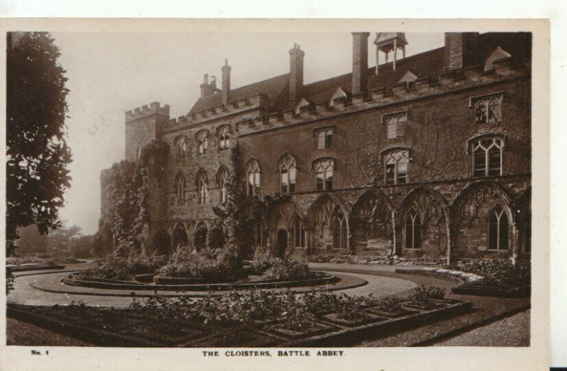 Sussex Postcard - The Cloisters - Battle Abbey - TZ11505