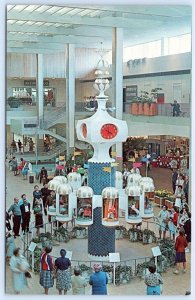 1970s ROCHESTER NEW YORK MIDTOWN PLAZA MALL CLOCK OF THE NATIONS SHOPPING CENTER