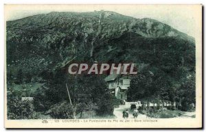 Old Postcard Lourdes Funicular of the Pic du Jer Railway Inferieure