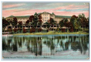 1912 Toxaway Inn Lake Toxaway North Carolina NC Antique Posted Postcard