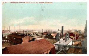 Postcard FACTORY SCENE Pueblo Colorado CO AR8039