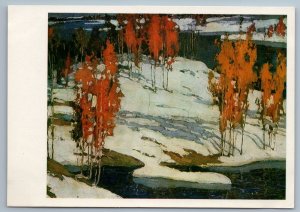 LANDSCAPE ART Soviet USSR Unposted Postcard