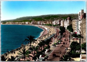 La Promenade Des Anglais Et La Baie Des Anges Nice France Postcard