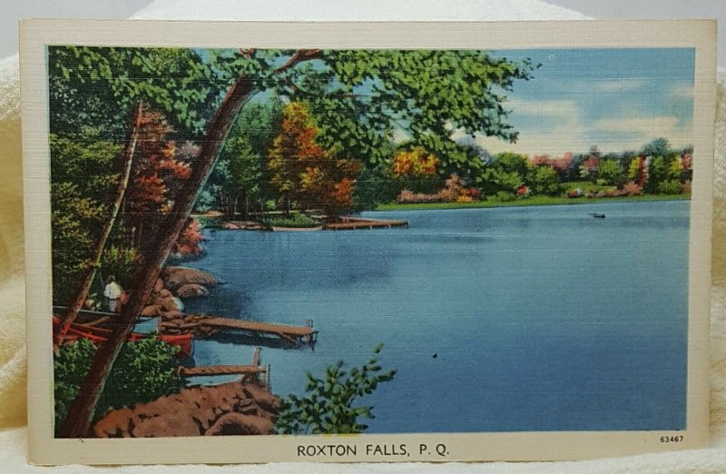 Roxton Falls Quebec Canada Vintage Postcard