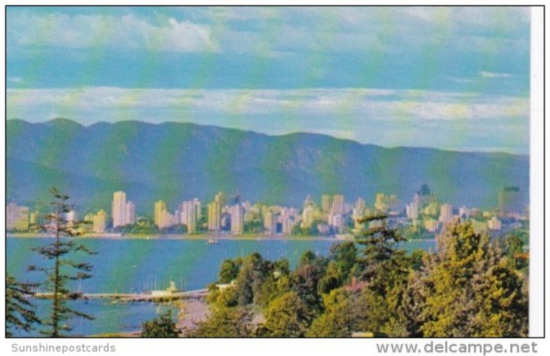 Canada Panoramic View English Bay Vancouver British Columbia