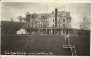 Ludlow VTY Gill Odd Fellows Home c1920 Real Photo Postcard