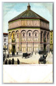 The Baptistery of St. John Basilica Firence Florence Italy UNP UDB Postcard P24