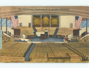 Linen AMPHITHEATER INTERIOR Chautauqua - Near Jamestown New York NY E9282