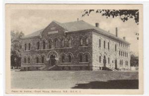 Court House Bathurst New Brunswick Canada postcard