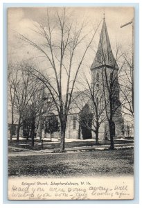 1907 Episcopal Church Shepherdstown West Virginia WV Posted Antique Postcard 