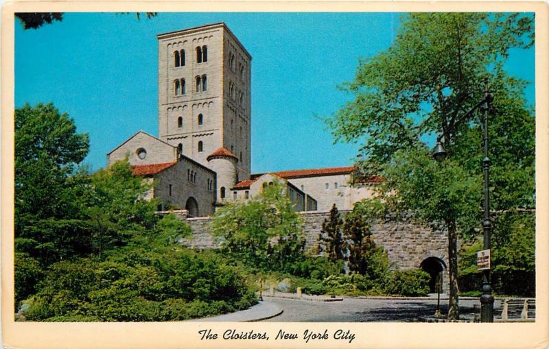 The Cloisters Fort Tryon Park Metropolitan Museum of Art New York City Postcard